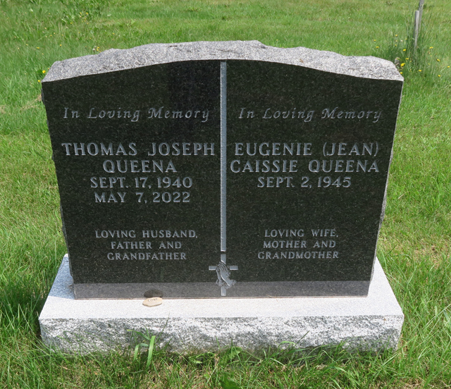 Pierre tombale de Thomas Queena