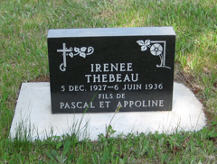 Nouvelle pierre tomable Irènée Thébeau